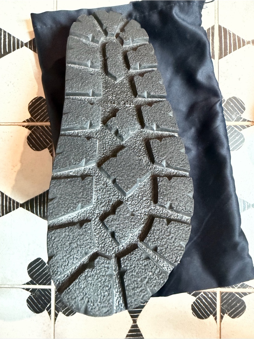 Prada Black Quilted Leather Double-Strap Slide Sandals Platform size 37 - Picture 6 of 16
